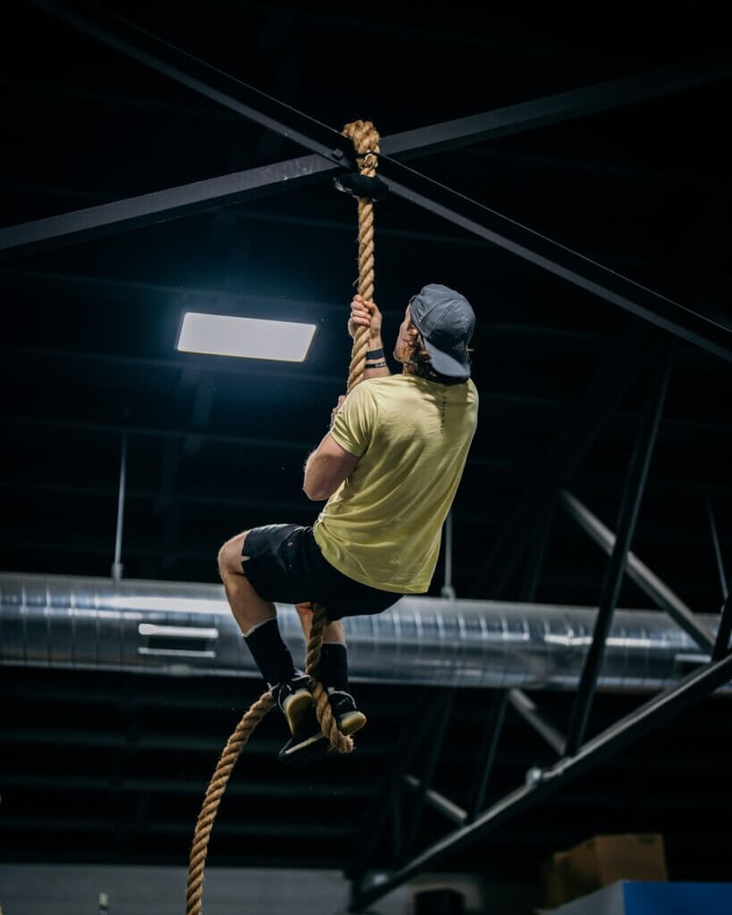 Rope climb